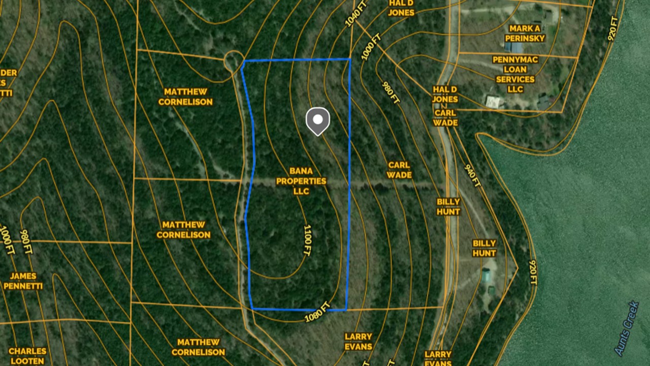 10.2 acre with lake views